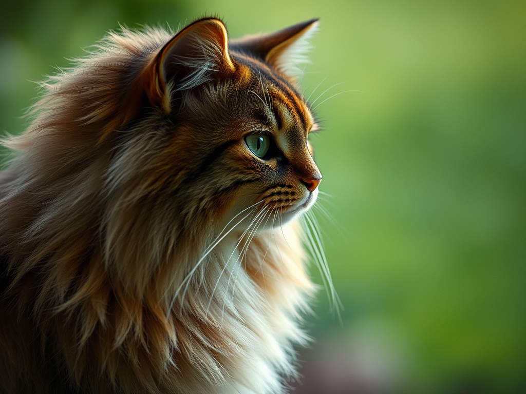 Noorse boskat tabby kleur